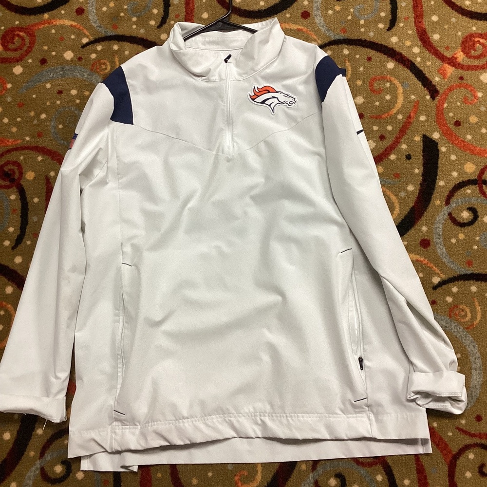 Denver Broncos Nike pullover, mens xl